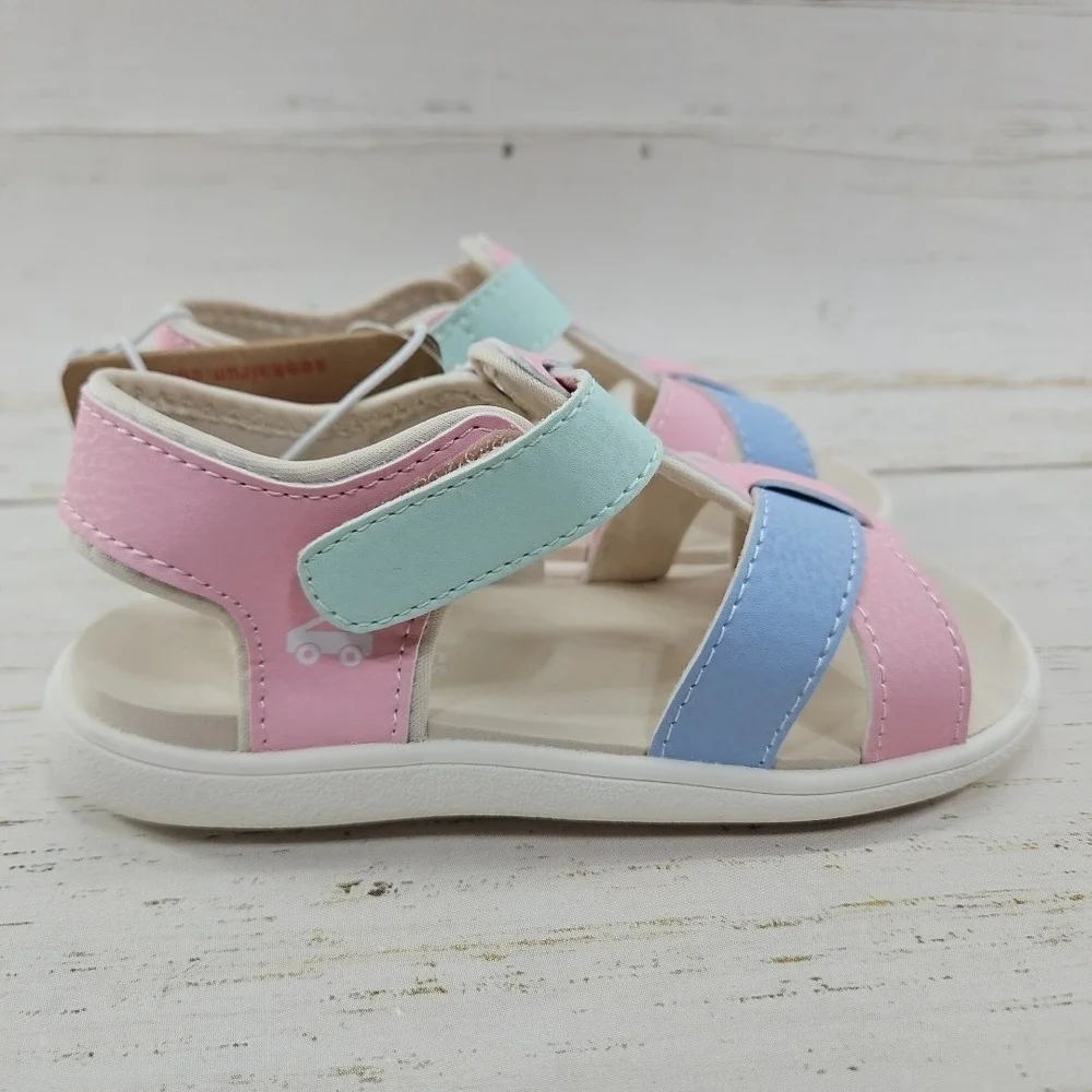 See Kai Run Toddler Basics Shayna Gladiator Sandals Size 10 Pink Water Friendly